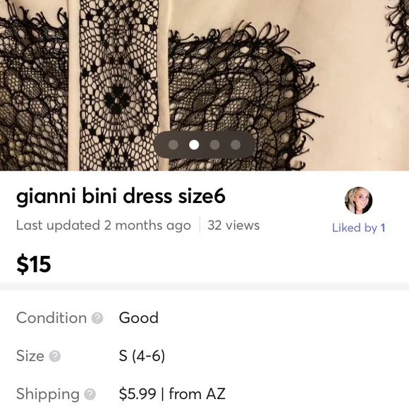 Gianni bini dress - Picture 2 of 3